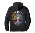 Life Tree Moon Phases Bohemian Boho Hoodie - Fun Novelty Design Men Women - T-Shirt, Sweatshirt, Hoodie