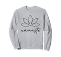 Minimalist Lotus Meditation Sweatshirt - Casual Everyday Wear Unisex - T-Shirt, Sweatshirt, Hoodie