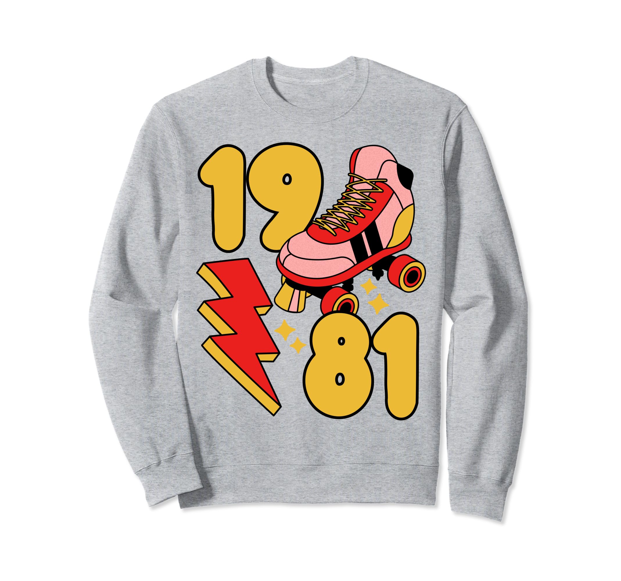 1980 Roller Skate 80S Sweatshirt - Casual Everyday Wear Men Women - T-Shirt, Sweatshirt, Hoodie