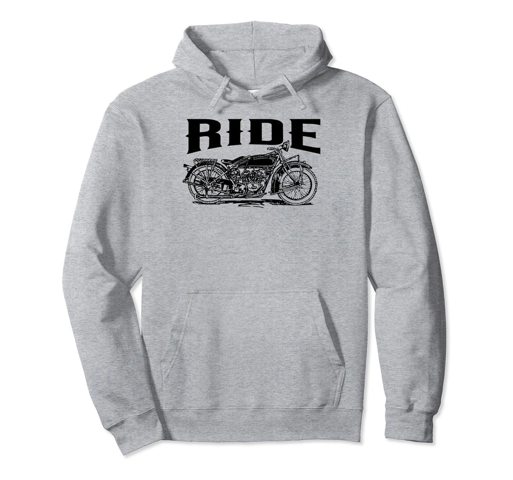Ride Motorcycle Motorcycling Biker Hoodie - Casual Everyday Wear Men Women - T-Shirt, Sweatshirt, Hoodie