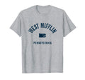 West Mifflin Pennsylvania Pa 70S T-Shirt - Streetwear Style for Adults - T-Shirt, Sweatshirt, Hoodie