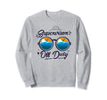 Supervisor Off Duty Sunglasses Sweatshirt - Minimalist Print for Adults - T-Shirt, Sweatshirt, Hoodie