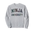 Funny Antisocial Ninja University Sweatshirt - Novelty Apparel for Adults - T-Shirt, Sweatshirt, Hoodie