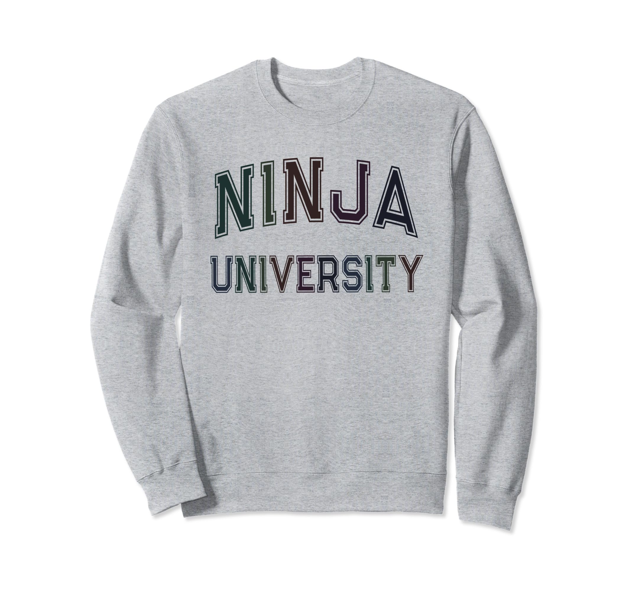 Funny Antisocial Ninja University Sweatshirt - Novelty Apparel for Adults - T-Shirt, Sweatshirt, Hoodie