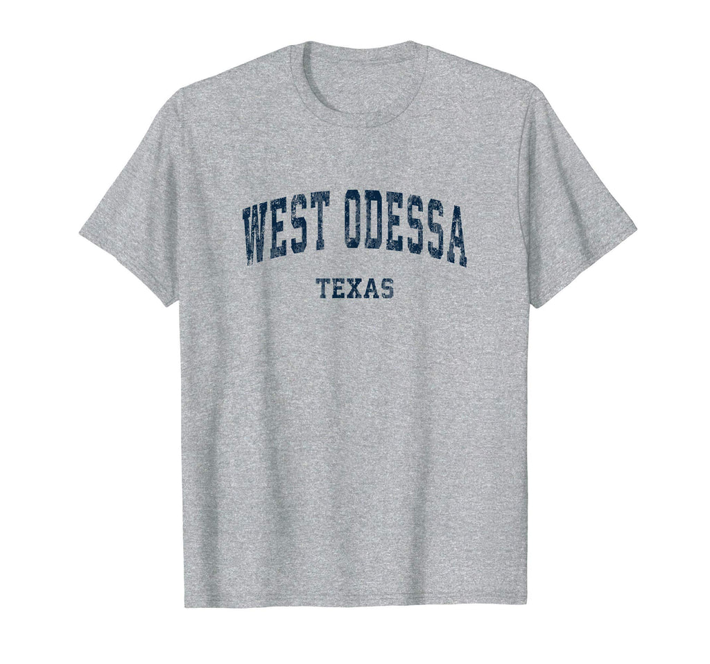 West Odessa Texas Tx Varsity Sports Navy T-Shirt - Graphic Print Men Women - T-Shirt, Sweatshirt, Hoodie