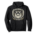 Ragdoll Dad Biker Wings Motorcycle Hoodie - Trendy Graphic for Adults - T-Shirt, Sweatshirt, Hoodie