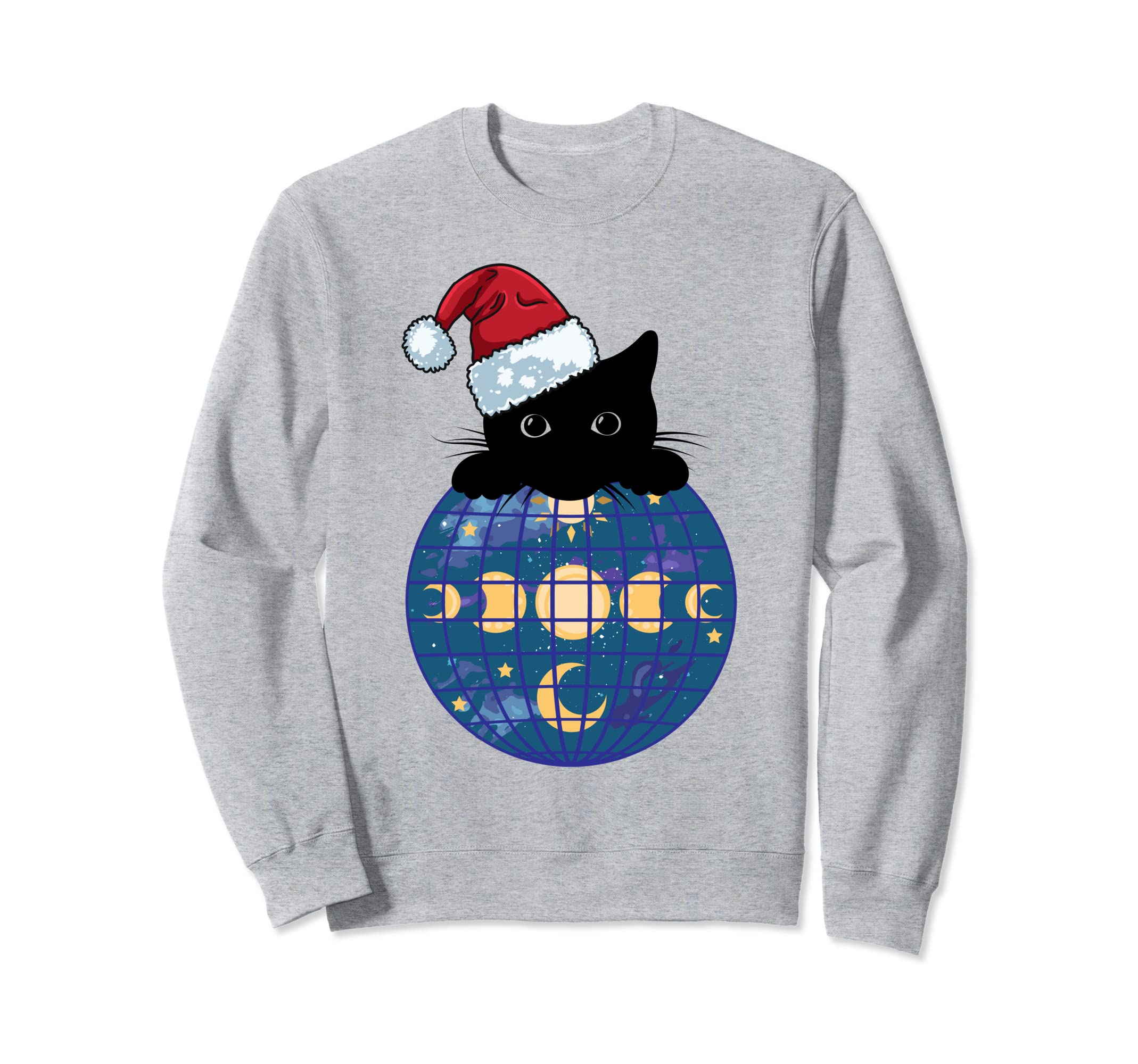 Aesthetic Disco Ball Celestial Sweatshirt - Casual Everyday Wear Unisex - T-Shirt, Sweatshirt, Hoodie