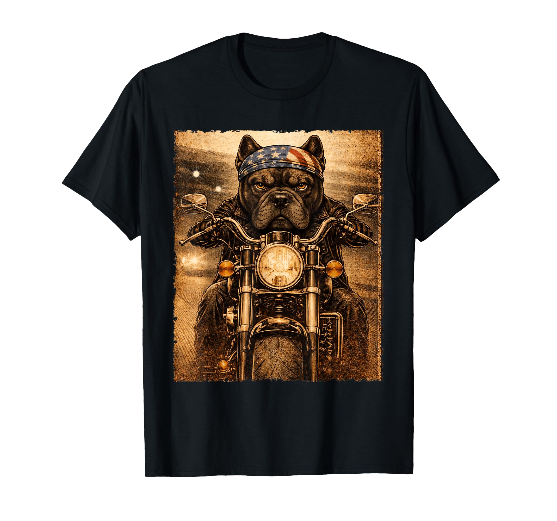 Cane Corso Dog Biker Riding T-Shirt - Casual Everyday Wear for Adults - T-Shirt, Sweatshirt, Hoodie