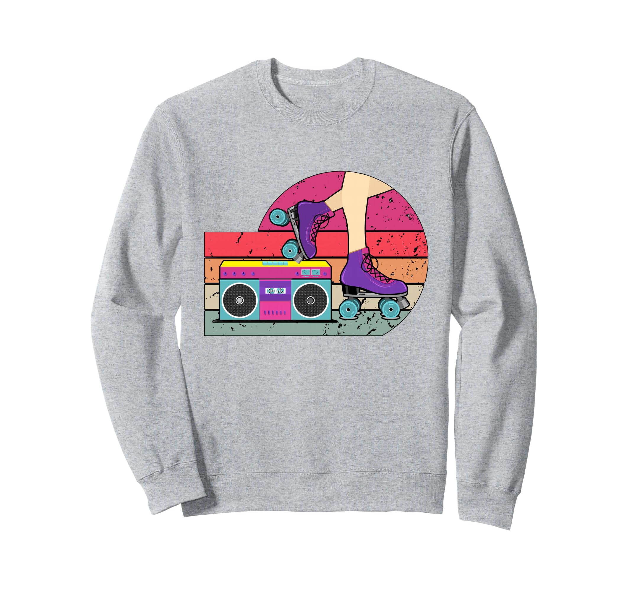 70S Roller Skate Radio Skating Sweatshirt - Graphic Print Men Women - T-Shirt, Sweatshirt, Hoodie