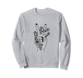 Hand Flower Self Care Sweatshirt - Fun Novelty Design Men Women - T-Shirt, Sweatshirt, Hoodie