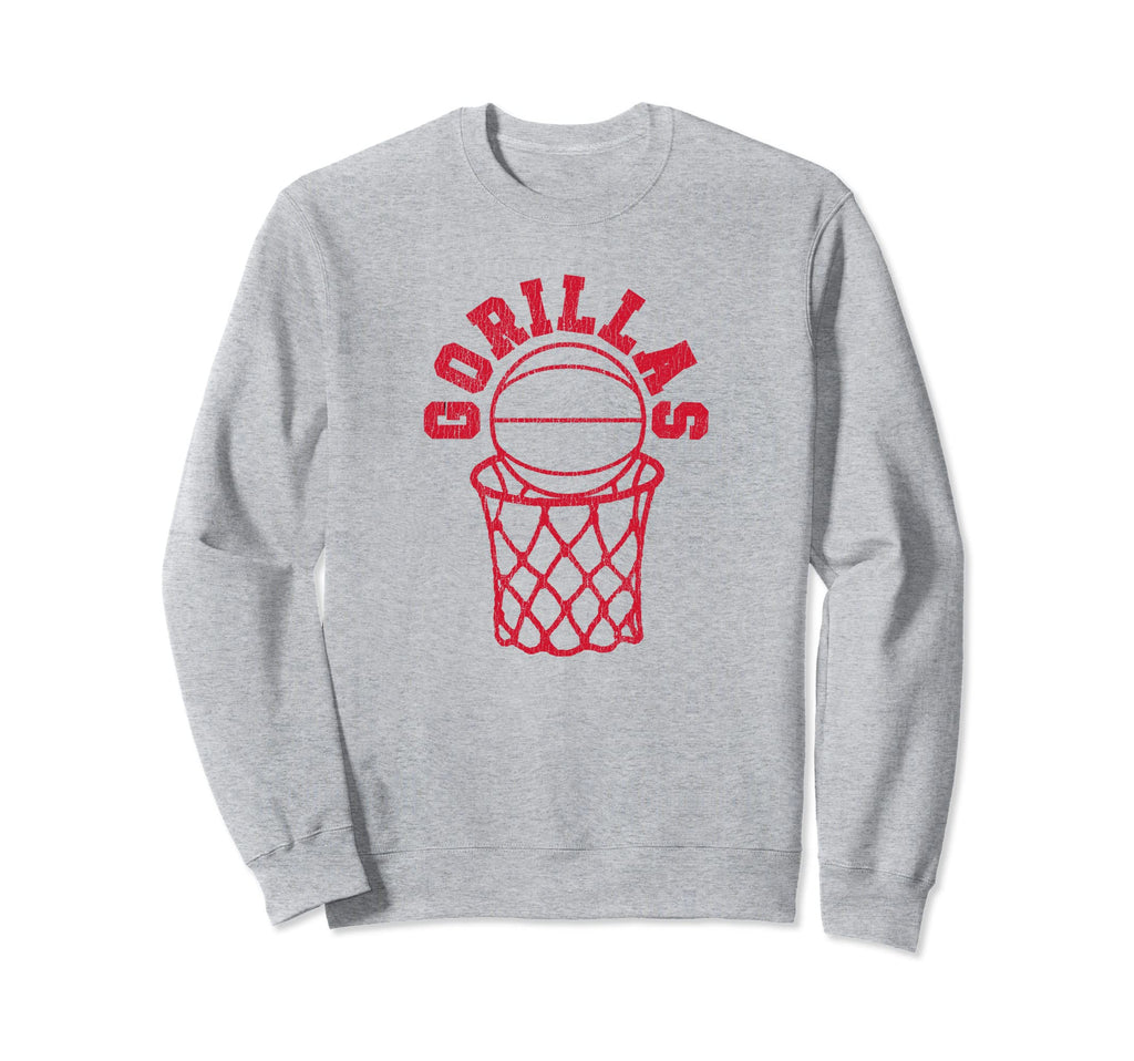 Gorillas Hoops Pittsburg State Sweatshirt - Trendy Graphic Unisex - T-Shirt, Sweatshirt, Hoodie