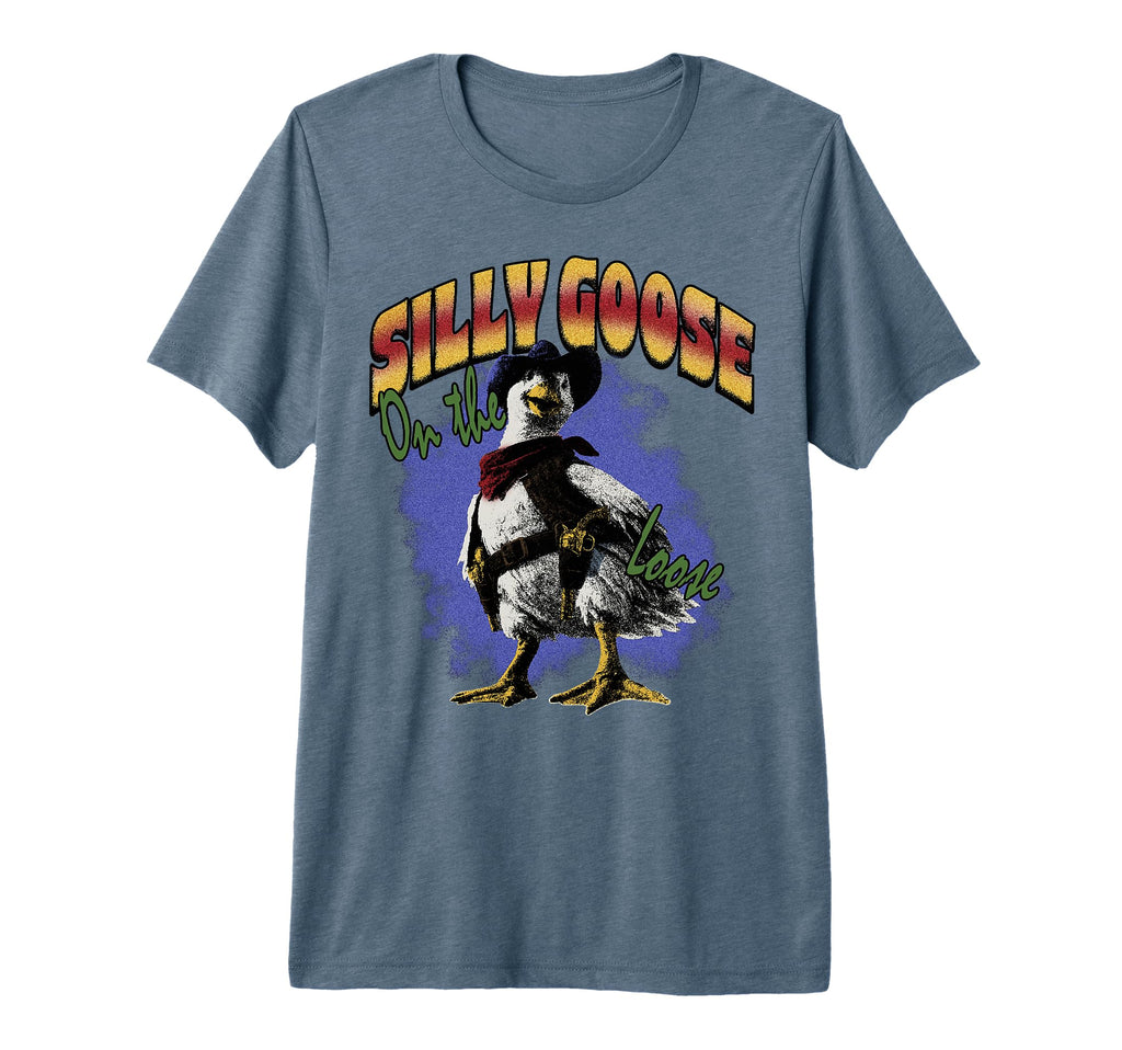 Silly Goose Loose Funny Cowboy Western T-Shirt - Minimalist Print Unisex - T-Shirt, Sweatshirt, Hoodie