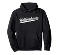 Nottingham England Cursive 1970S Swoosh Hoodie - Trendy Graphic for Adults - T-Shirt, Sweatshirt, Hoodie