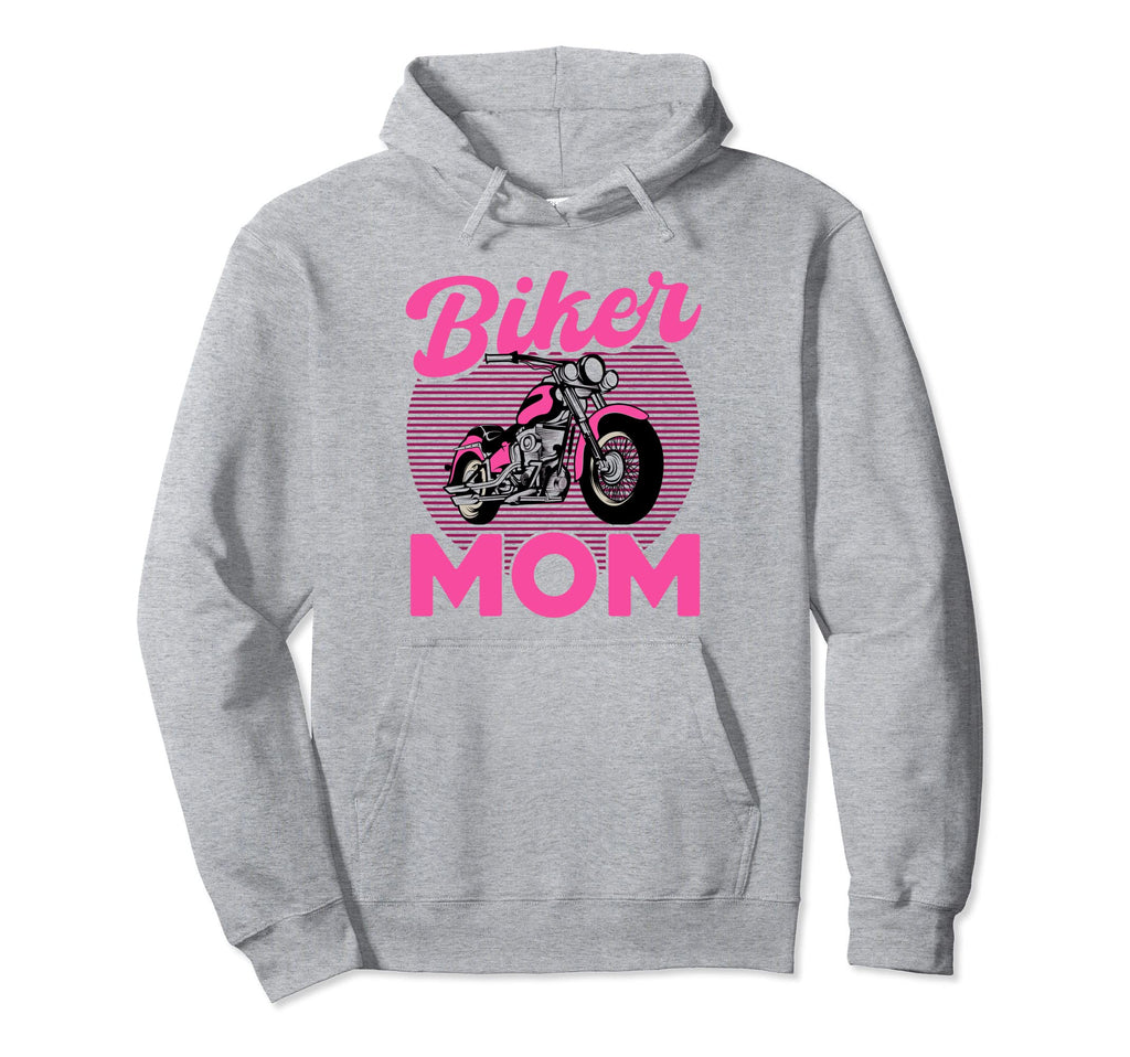 Motorcycle Biker Biker Mom Hoodie - Unique Graphic Unisex - T-Shirt, Sweatshirt, Hoodie