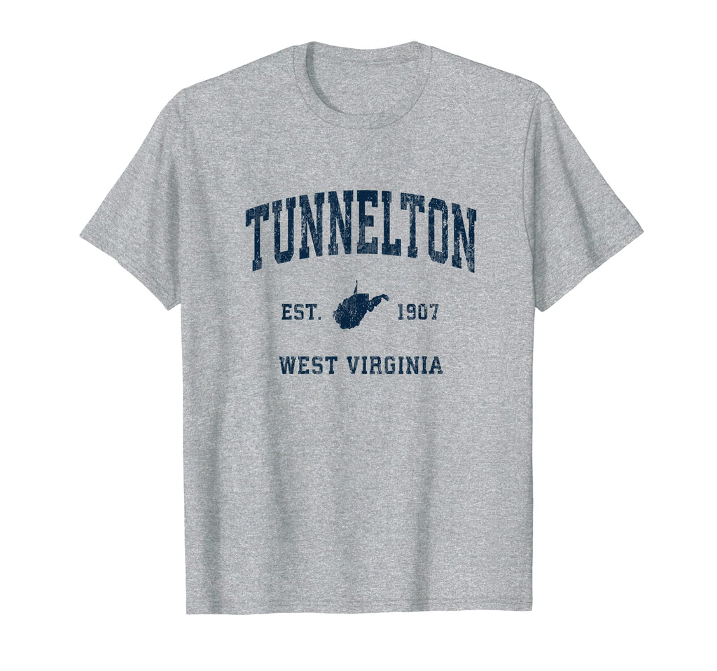 Tunnelton West Virginia Wv Athletic Navy T-Shirt - Streetwear Style Unisex - T-Shirt, Sweatshirt, Hoodie