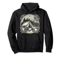 Motorcycle Camping Nature Adventure Hoodie - Graphic Print Unisex - T-Shirt, Sweatshirt, Hoodie