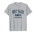 West Salem Wisconsin Wi Athletic Sports T-Shirt - Streetwear Style Unisex - T-Shirt, Sweatshirt, Hoodie