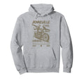 Bonneville Salt Flats Motorcycle Racing Hoodie - Graphic Print Men Women - T-Shirt, Sweatshirt, Hoodie