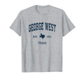 George West Texas Tx Athletic Navy T-Shirt - Streetwear Style for Adults - T-Shirt, Sweatshirt, Hoodie