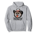 Howdy Pomeranian Dog Cowboy Rodeo Hoodie - Streetwear Style Men Women - T-Shirt, Sweatshirt, Hoodie