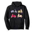 And Motorbike Scooter And Moped Hoodie - Minimalist Print Unisex - T-Shirt, Sweatshirt, Hoodie