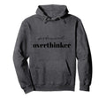 Professional Overthinker Unique Hoodie - Minimalist Print Men Women - T-Shirt, Sweatshirt, Hoodie