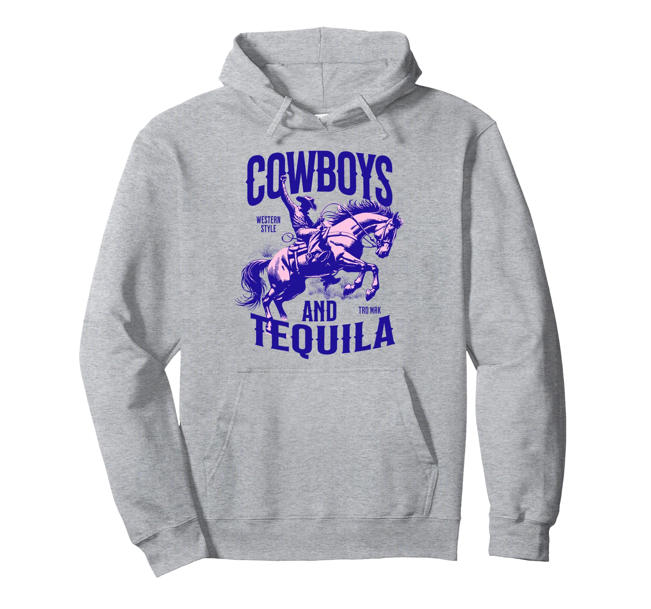 Cowboys And Tequila Western Hoodie - Streetwear Style Unisex - T-Shirt, Sweatshirt, Hoodie