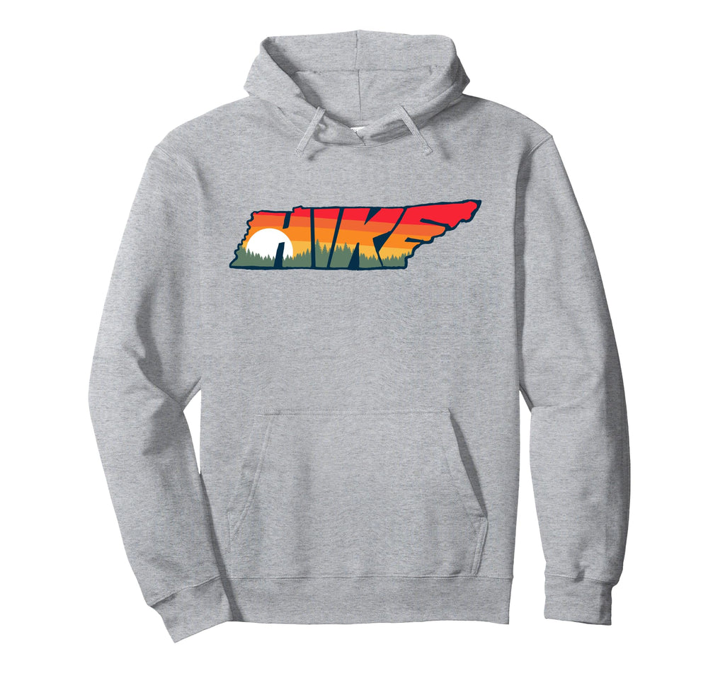 Hike Tennessee Outdoor Hiking Typography Hoodie - Streetwear Style Unisex - T-Shirt, Sweatshirt, Hoodie