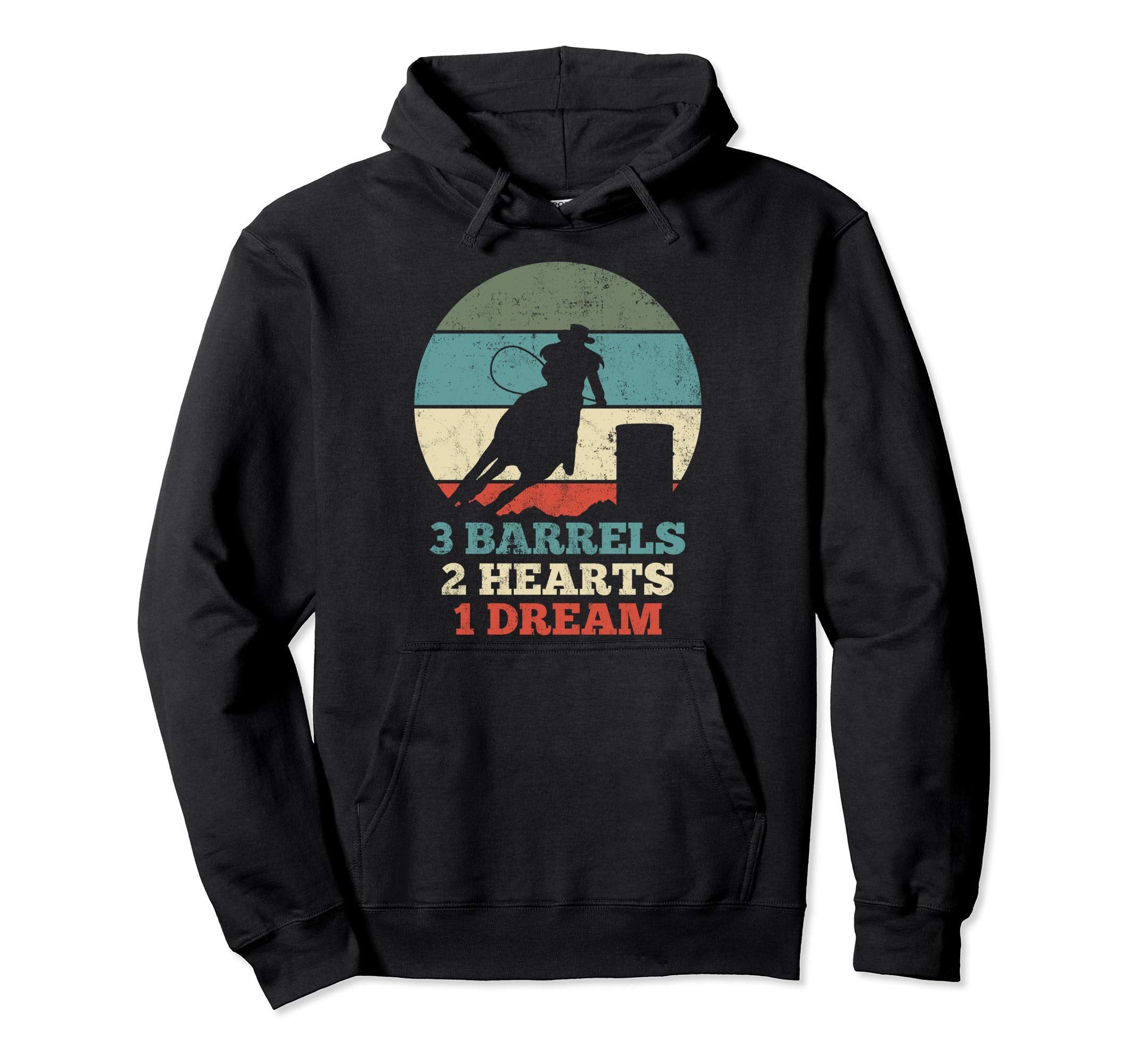 Barrel Racing Rodeo Western Gift Hoodie - Trendy Graphic Unisex - T-Shirt, Sweatshirt, Hoodie