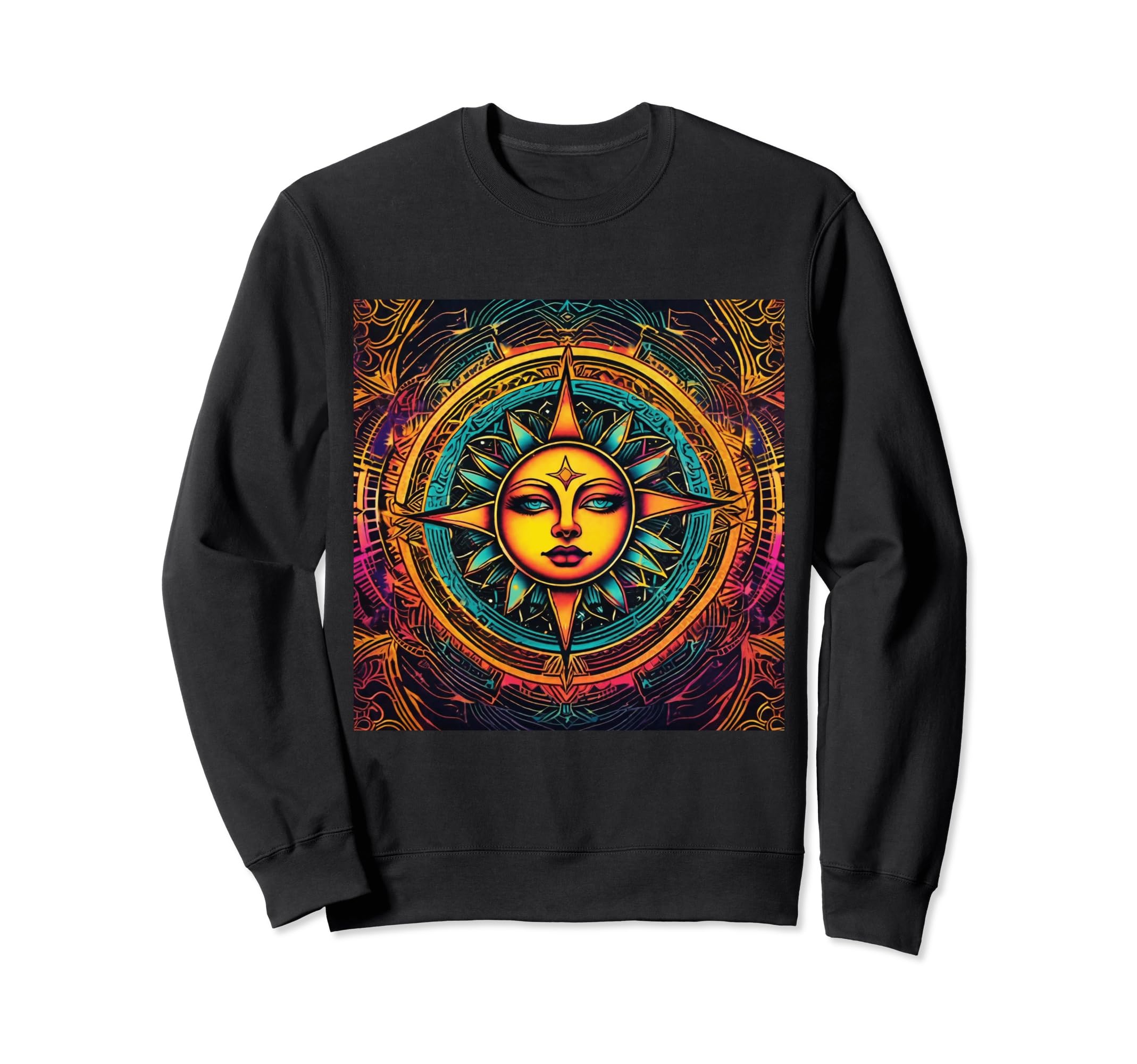 80S Synthwave Vaporwave Hippie Sweatshirt - Minimalist Print for Adults - T-Shirt, Sweatshirt, Hoodie