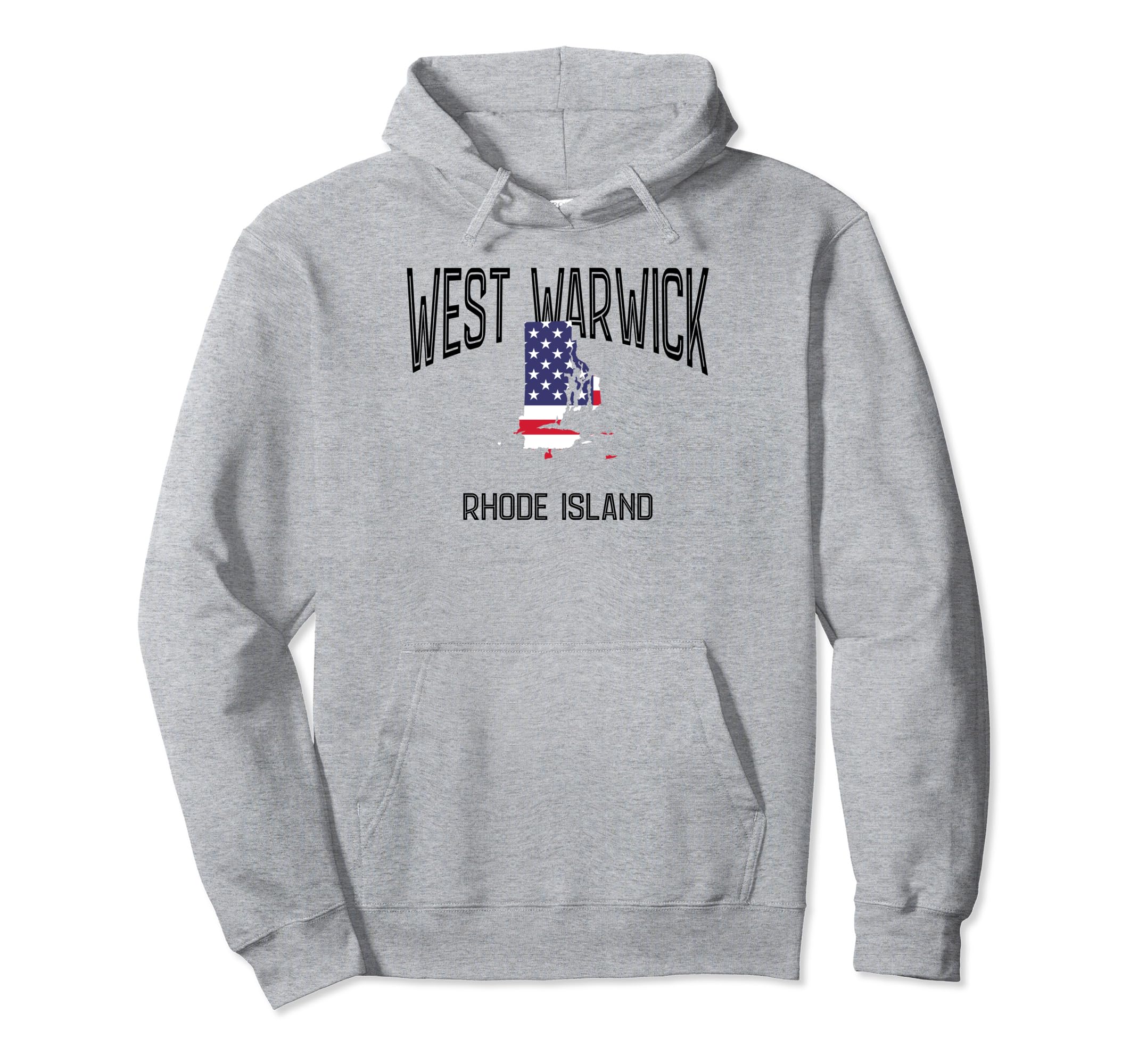 West Warwick Rhode Island Ri Hoodie - Streetwear Style for Adults - T-Shirt, Sweatshirt, Hoodie