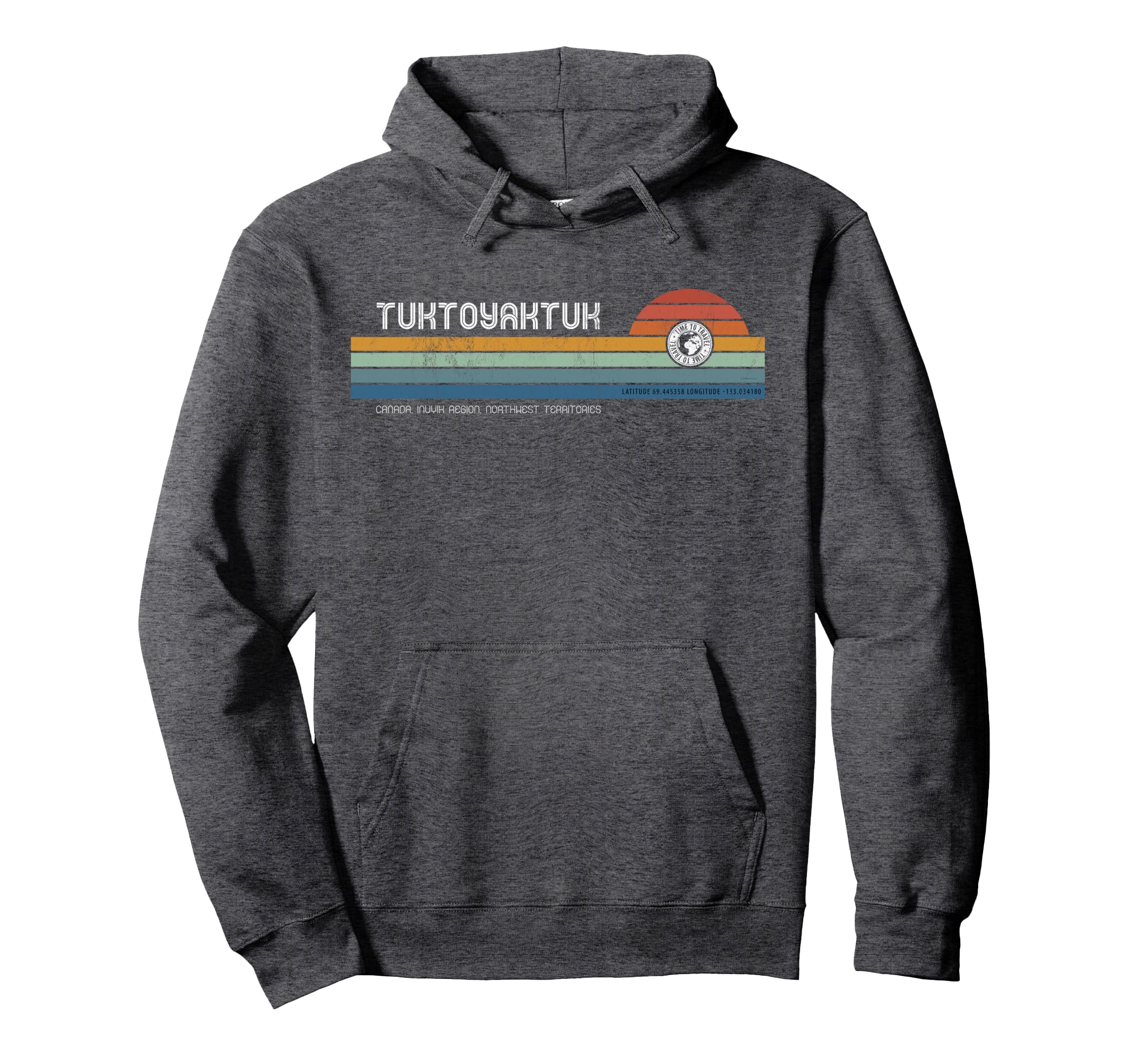 Tuktoyaktuk Northwest Territories Synth Hoodie - Graphic Print Unisex - T-Shirt, Sweatshirt, Hoodie