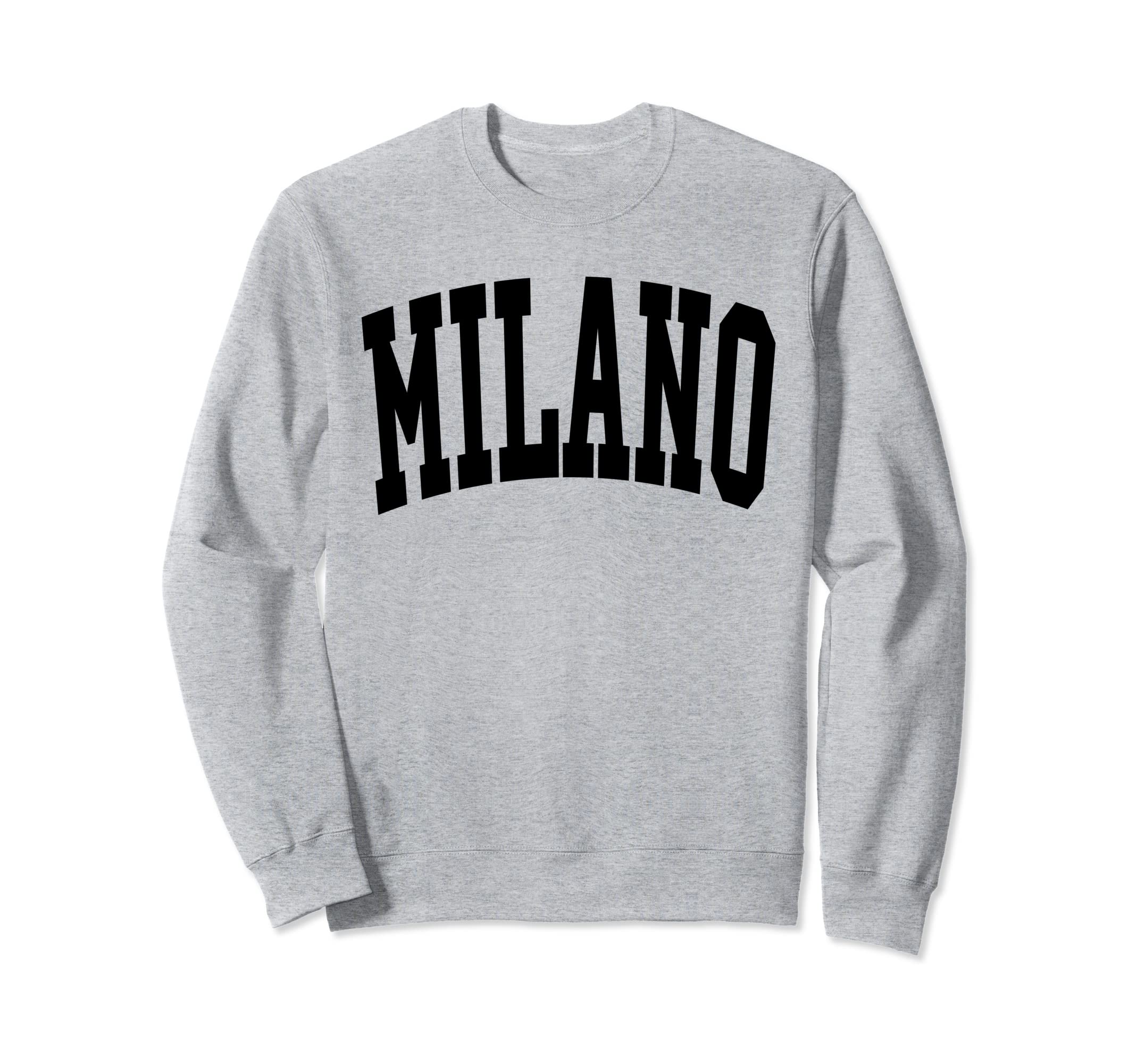 Milano Italy Varsity Sweatshirt - Aesthetic Graphic Unisex - T-Shirt, Sweatshirt, Hoodie