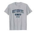 West Bountiful Utah Ut Sports T-Shirt - Casual Everyday Wear Unisex - T-Shirt, Sweatshirt, Hoodie