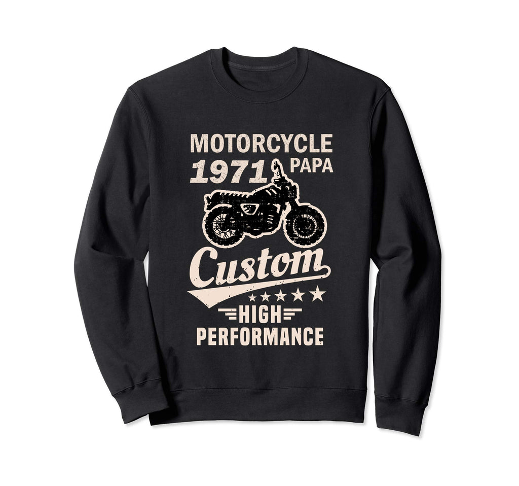Motorcycles Dad Grandfather Sweatshirt - Unique Graphic for Adults - T-Shirt, Sweatshirt, Hoodie