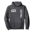 Toledo Ohio 419 Area Code Hoodie - Minimalist Print for Adults - T-Shirt, Sweatshirt, Hoodie