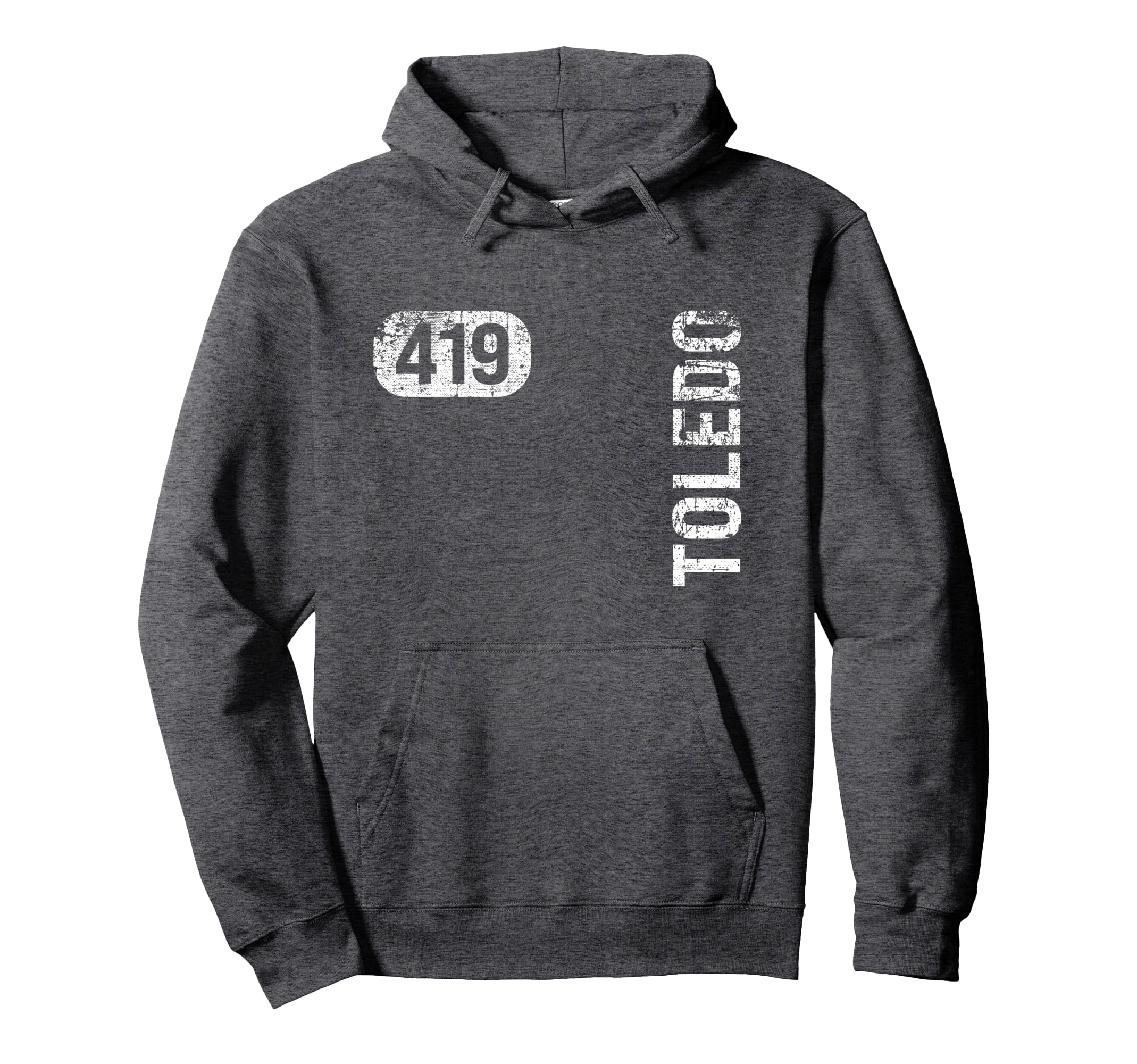 Toledo Ohio 419 Area Code Hoodie - Minimalist Print for Adults - T-Shirt, Sweatshirt, Hoodie