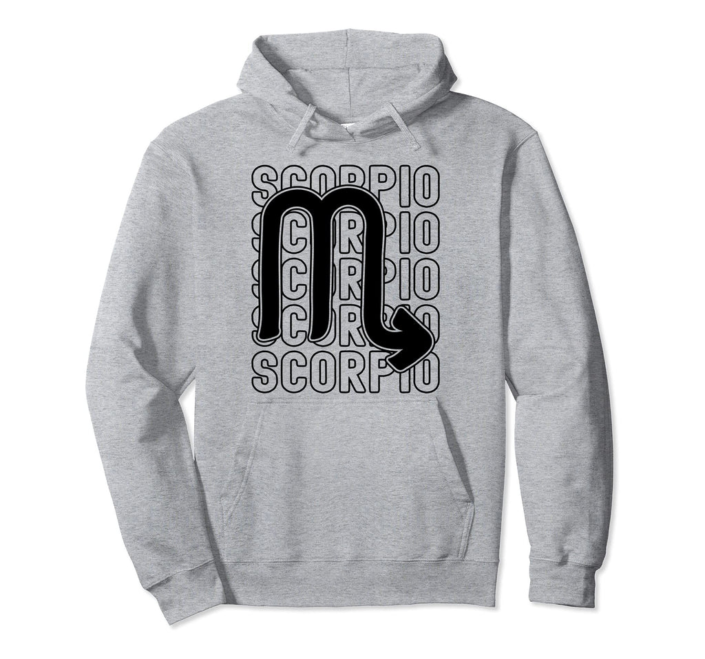 Scorpio Zodiac Sign Typography Hoodie - Streetwear Style Men Women - T-Shirt, Sweatshirt, Hoodie
