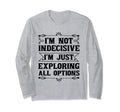 Overthinking Overthinker Funny Sarcasm T-Shirt - Fun Novelty Design Unisex - T-Shirt, Sweatshirt, Hoodie