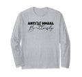 Anti Social Butterfly T-Shirt - Novelty Apparel Unisex - T-Shirt, Sweatshirt, Hoodie