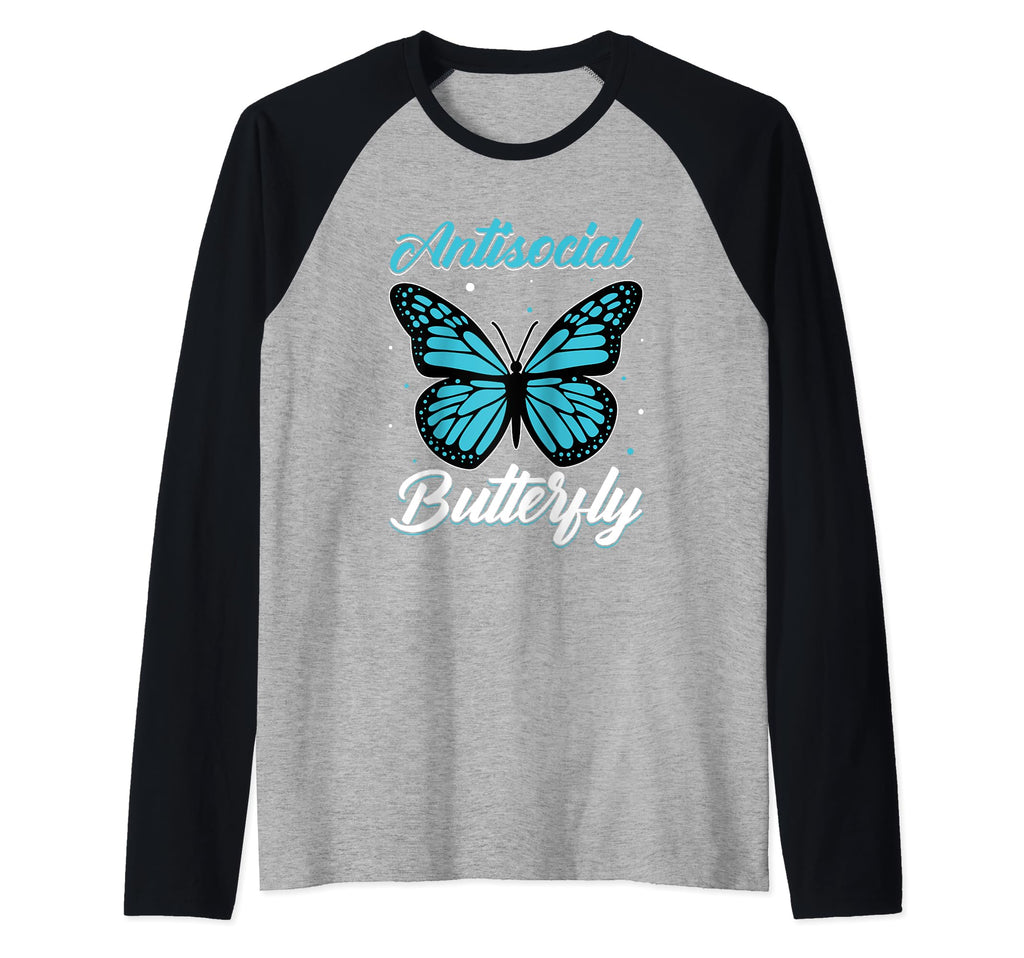 Antisocial Butterfly Loner Sweatshirt - Minimalist Print for Adults - T-Shirt, Sweatshirt, Hoodie