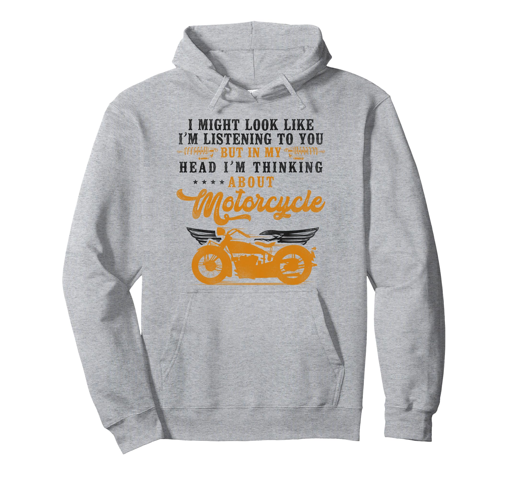 Motorcycle Biker I Might Like Im Hoodie - Casual Everyday Wear Unisex - T-Shirt, Sweatshirt, Hoodie