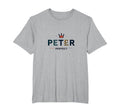 Peter Peter Royal Crown Typography Art T-Shirt - Unique Graphic Men Women - T-Shirt, Sweatshirt, Hoodie