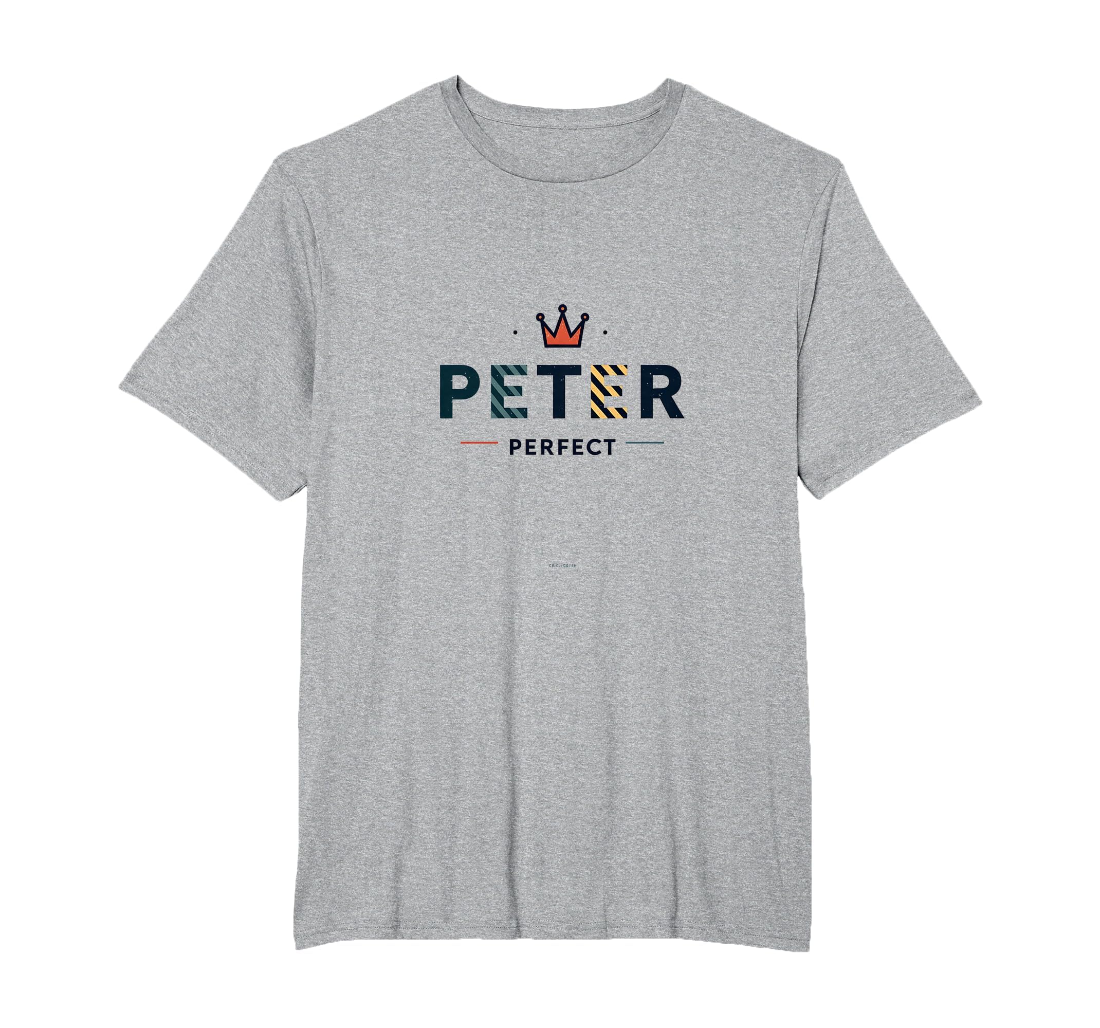 Peter Peter Royal Crown Typography Art T-Shirt - Unique Graphic Men Women - T-Shirt, Sweatshirt, Hoodie