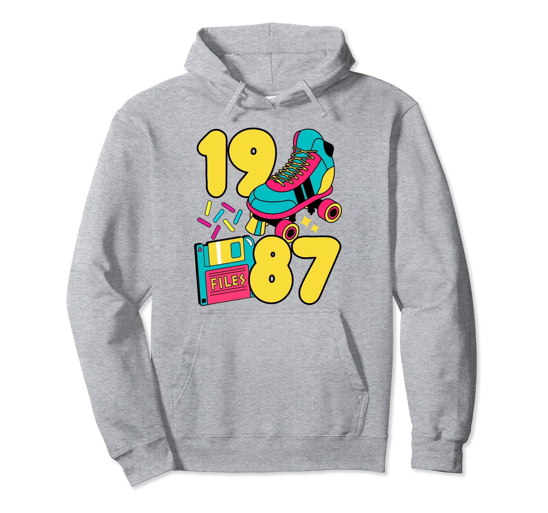 1987 Slow Tec 80S Candy Roller Rink Hoodie - Fun Novelty Design Men Women - T-Shirt, Sweatshirt, Hoodie