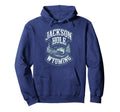 Jackson Hole Wyoming Trout Fly Hoodie - Minimalist Print for Adults - T-Shirt, Sweatshirt, Hoodie