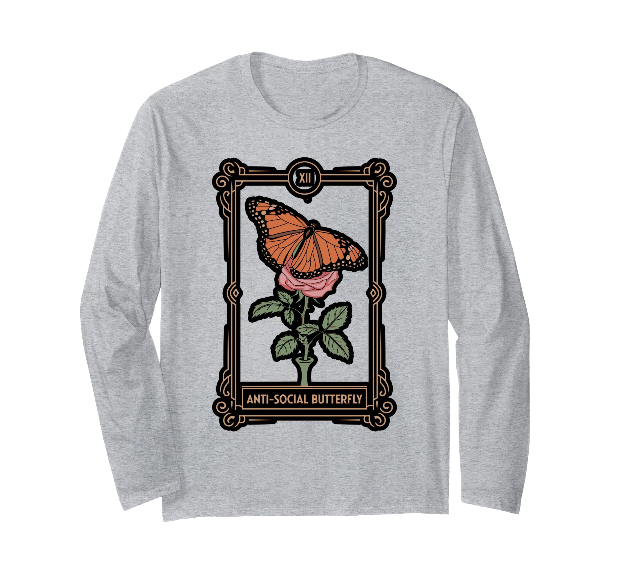 Anti Social Butterfly Tarot T-Shirt - Casual Everyday Wear Men Women - T-Shirt, Sweatshirt, Hoodie