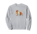 Distressed Heartbeat Pitbull Dog Sweatshirt - Streetwear Style for Adults - T-Shirt, Sweatshirt, Hoodie