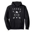 Texas Home State Outline Distressed Hoodie - Minimalist Print Unisex - T-Shirt, Sweatshirt, Hoodie