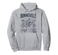Bonneville Salt Flats Motorcycle Racing Hoodie - Trendy Graphic for Adults - T-Shirt, Sweatshirt, Hoodie